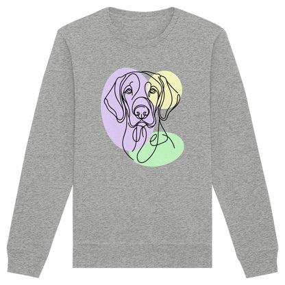 Line Art - Süßer Vizsla - Organic Basic Unisex Sweatshirt