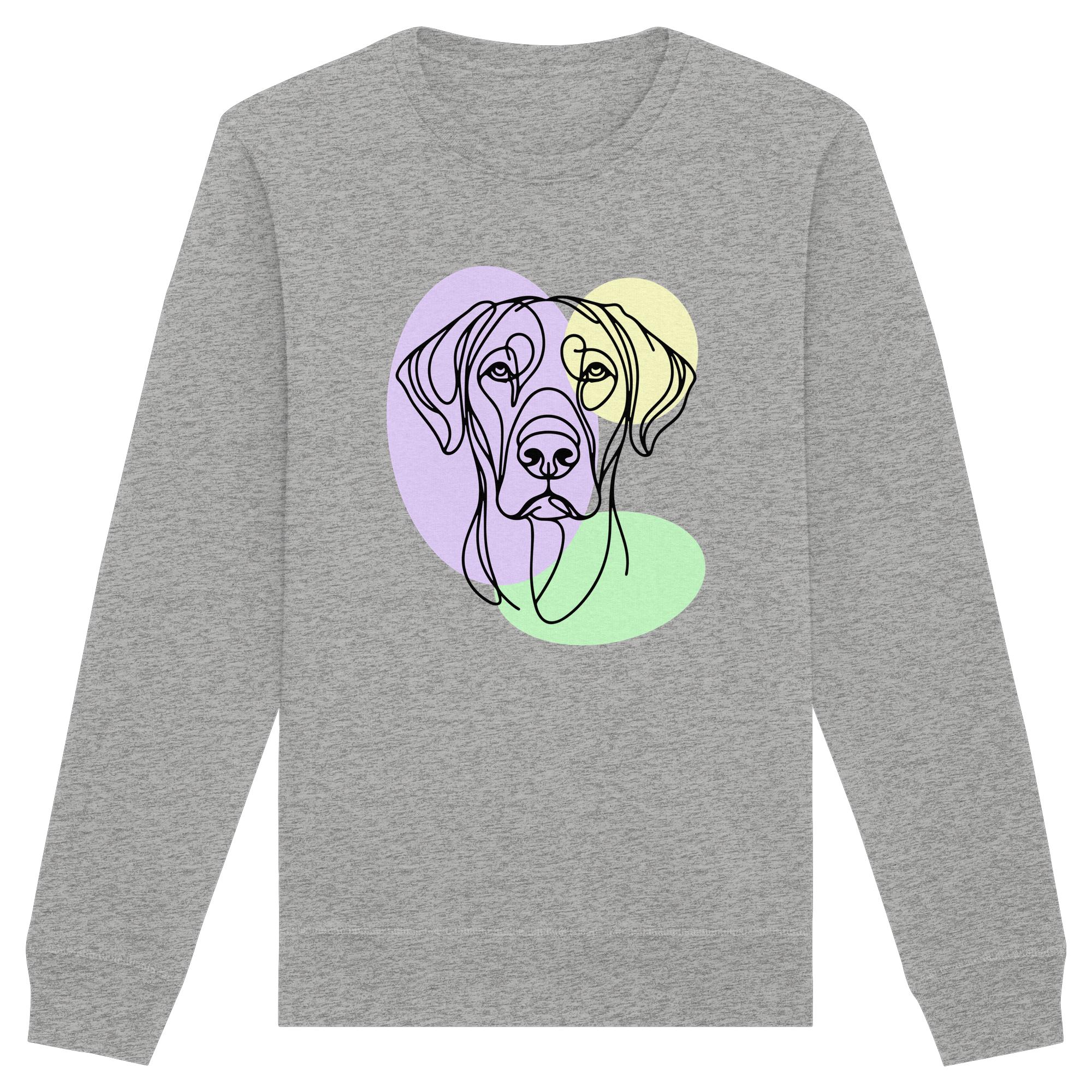 Line Art - Süßer Rhodesian Ridgeback - Organic Basic Unisex Sweatshirt