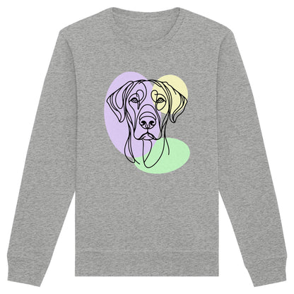 Line Art - Süßer Rhodesian Ridgeback - Organic Basic Unisex Sweatshirt