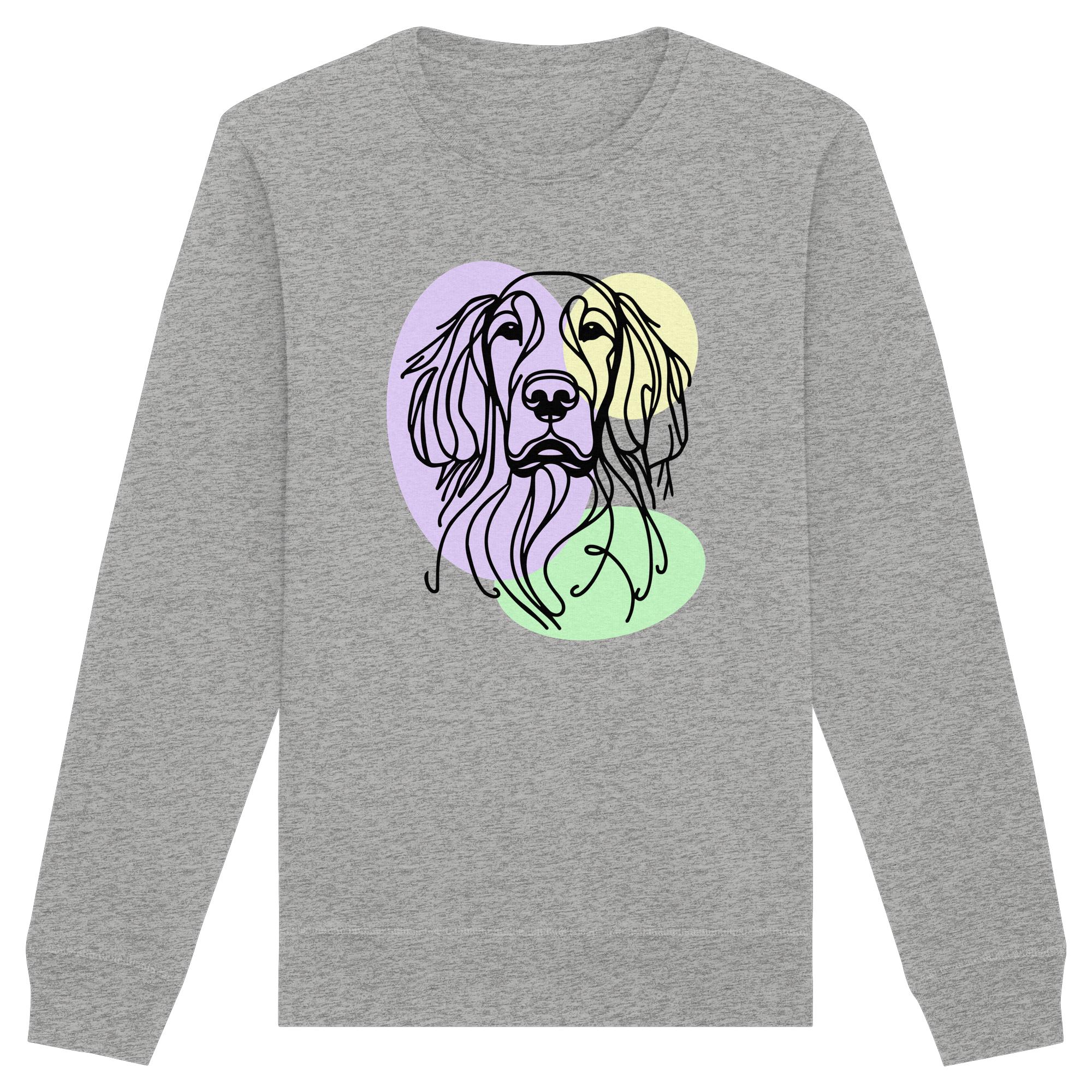 Line Art - Süßer Gordon Setter - Organic Basic Unisex Sweatshirt