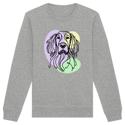 Line Art - Süßer Gordon Setter - Organic Basic Unisex Sweatshirt