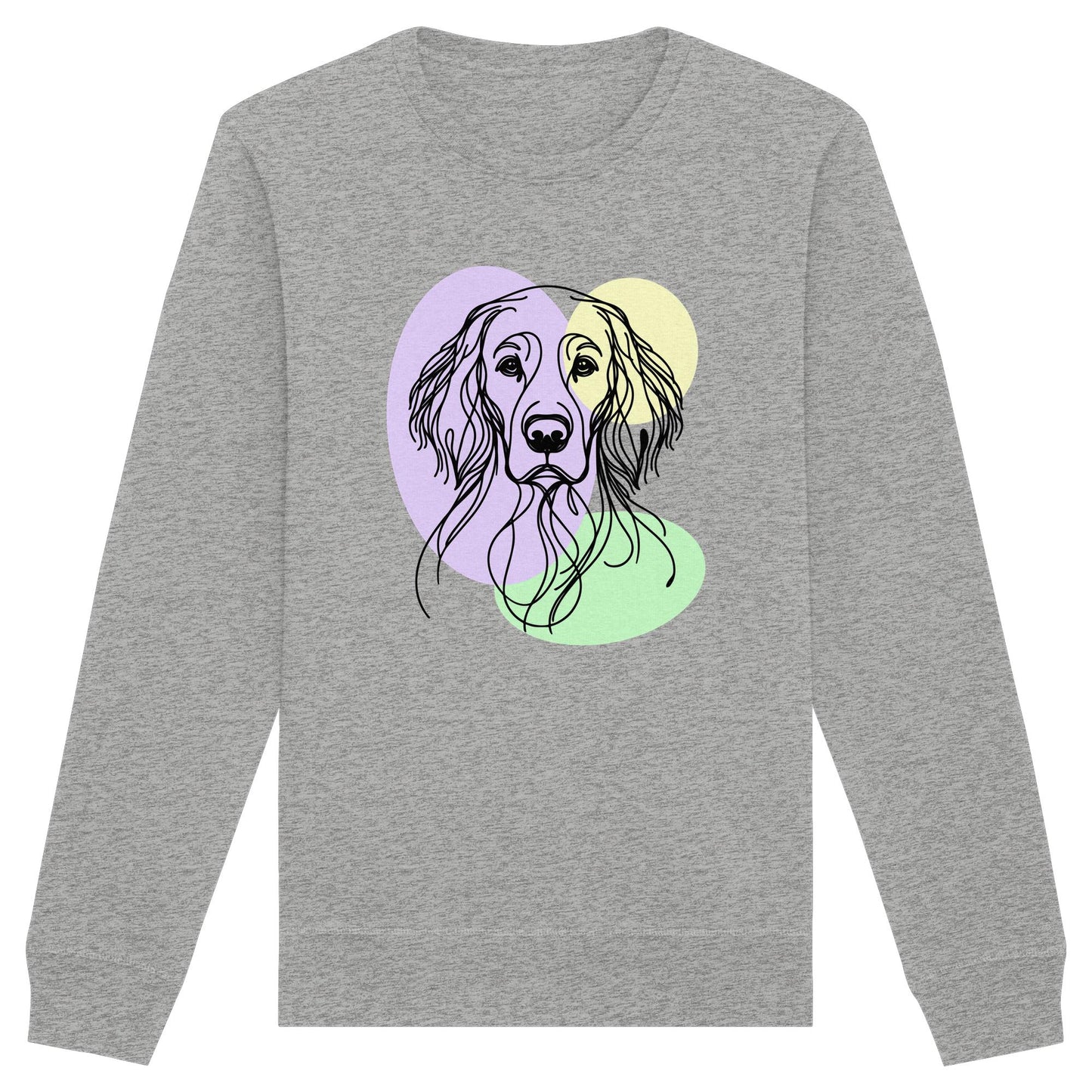 Line Art - Süßer English Setter - Organic Basic Unisex Sweatshirt