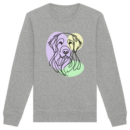 Line Art - Süßer Kuvasz - Organic Basic Unisex Sweatshirt