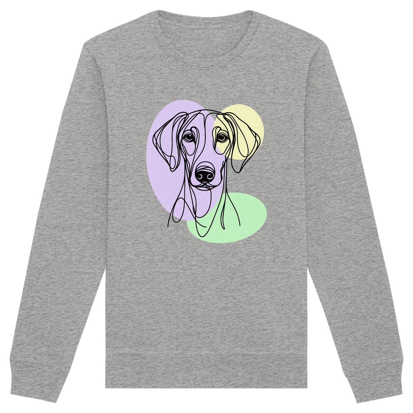 Line Art - Süßer Dobermann - Organic Basic Unisex Sweatshirt