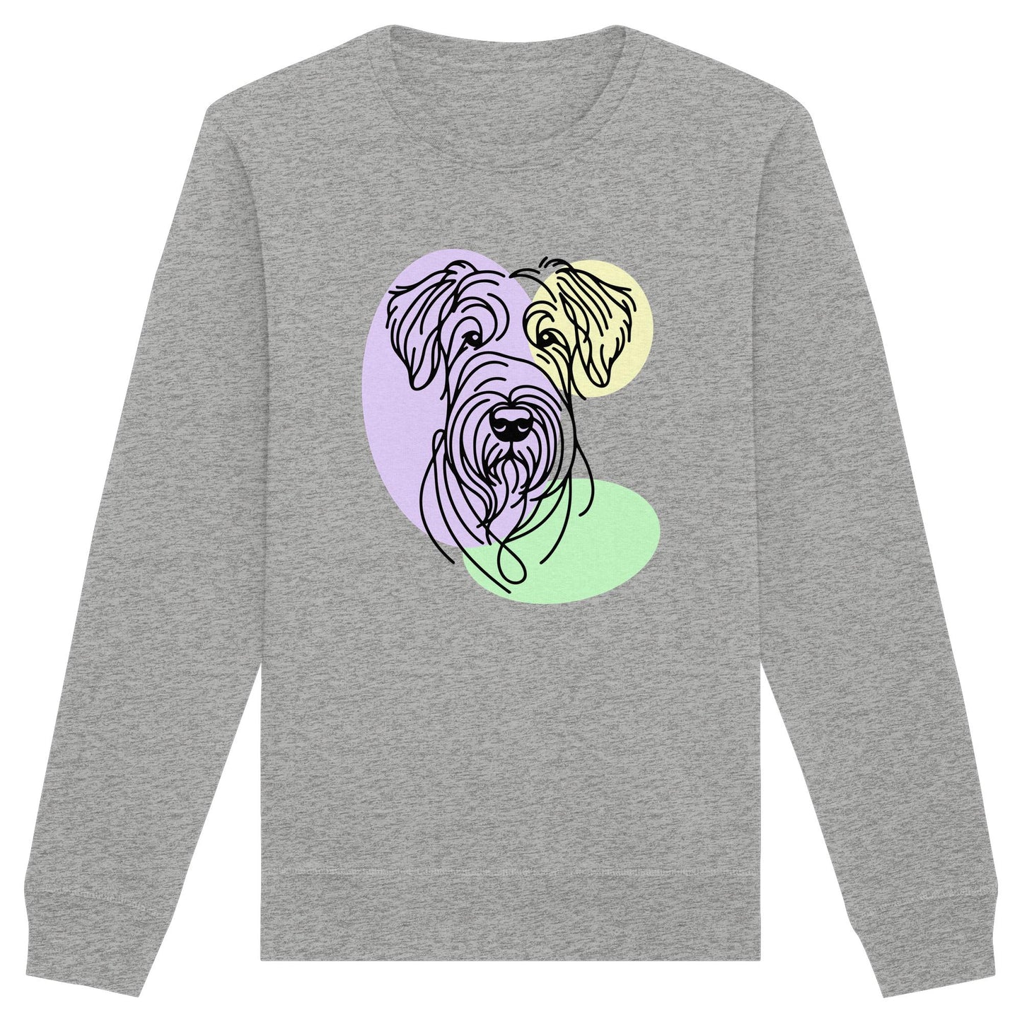 Line Art - Süßer Irish Terrier - Organic Basic Unisex Sweatshirt