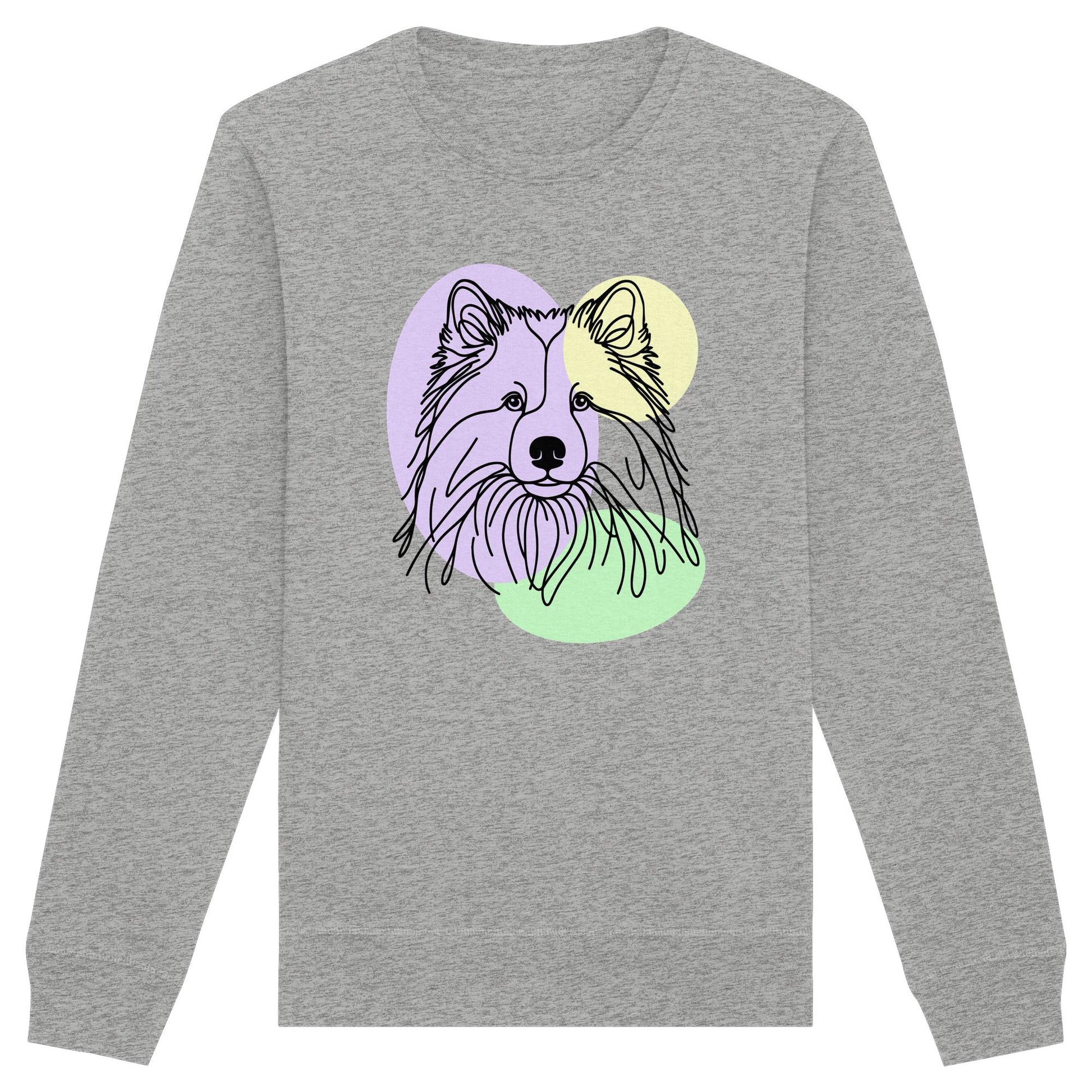Line Art - Süßer Eurasier - Organic Basic Unisex Sweatshirt
