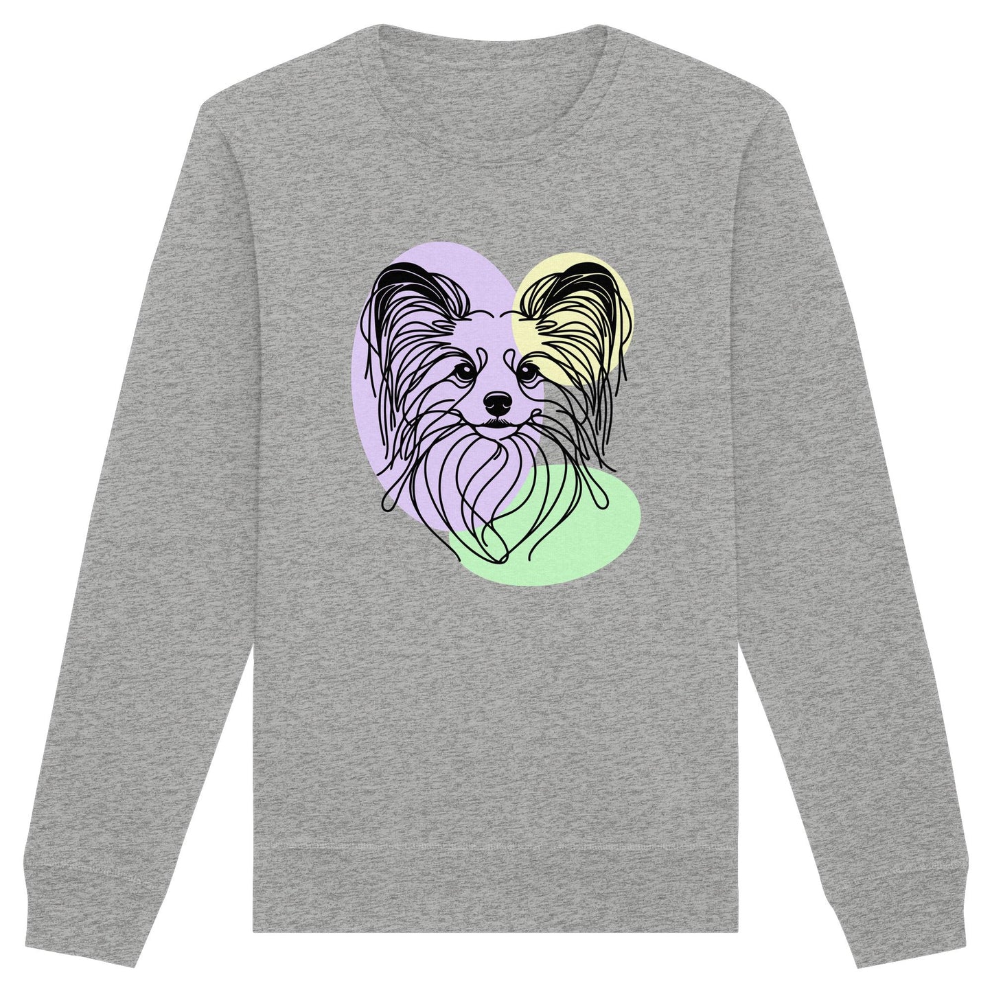 Line Art - Süßer Papillon - Organic Basic Unisex Sweatshirt