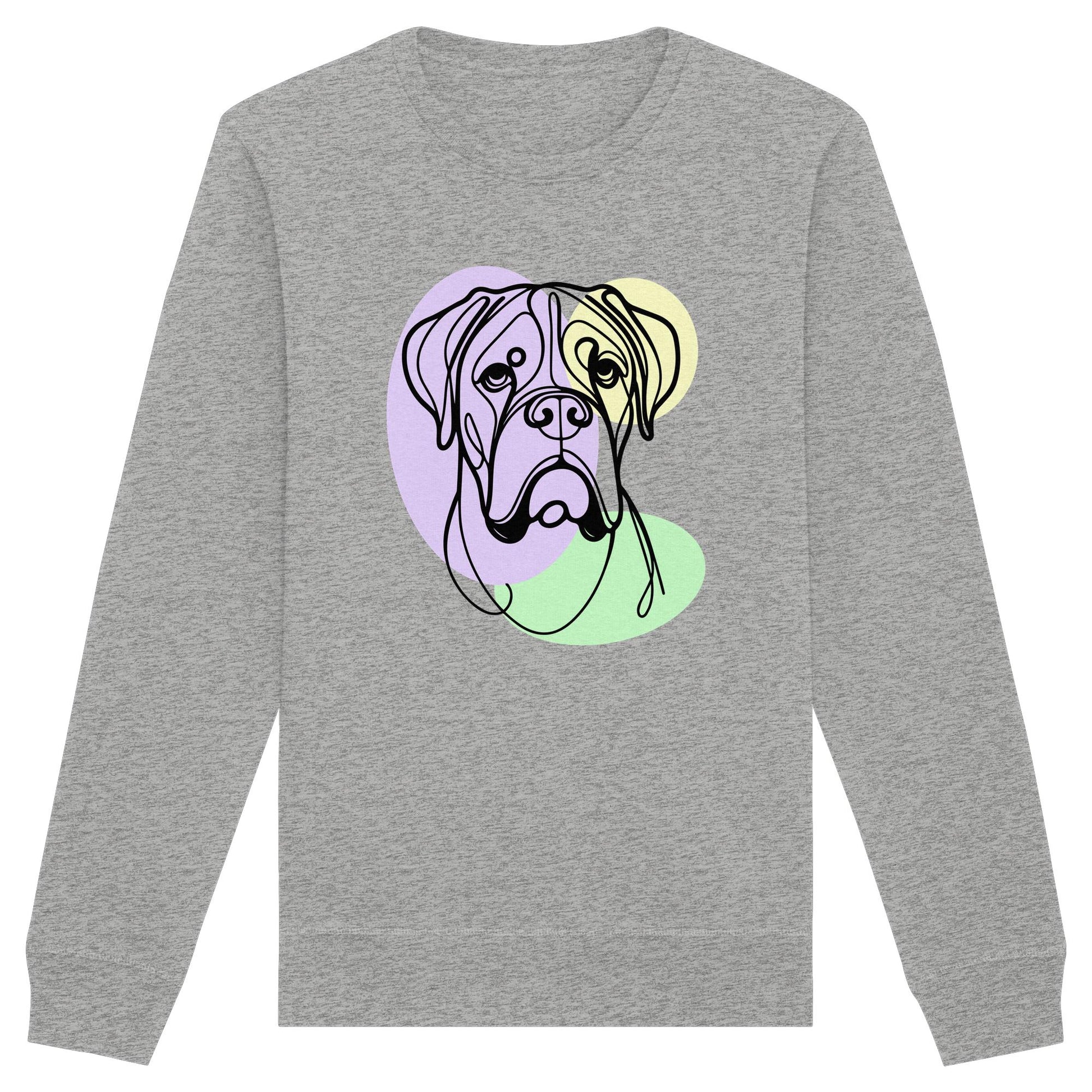 Line Art - Süßer Boxer - Organic Basic Unisex Sweatshirt