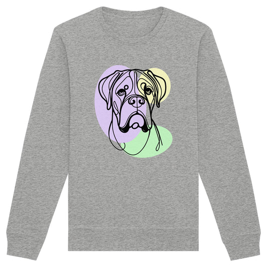 Line Art - Süßer Boxer - Organic Basic Unisex Sweatshirt