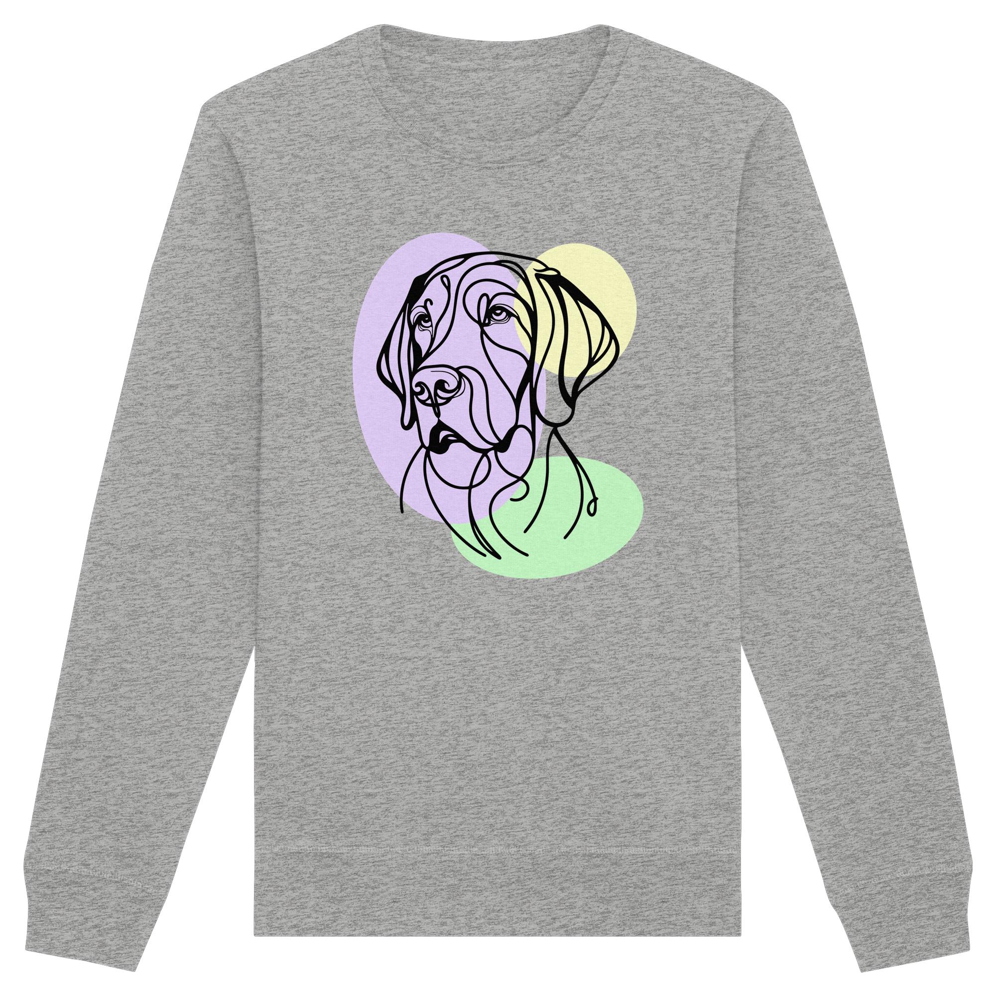 Line Art - Süßer Deutsch Kurzhaar - Organic Basic Unisex Sweatshirt