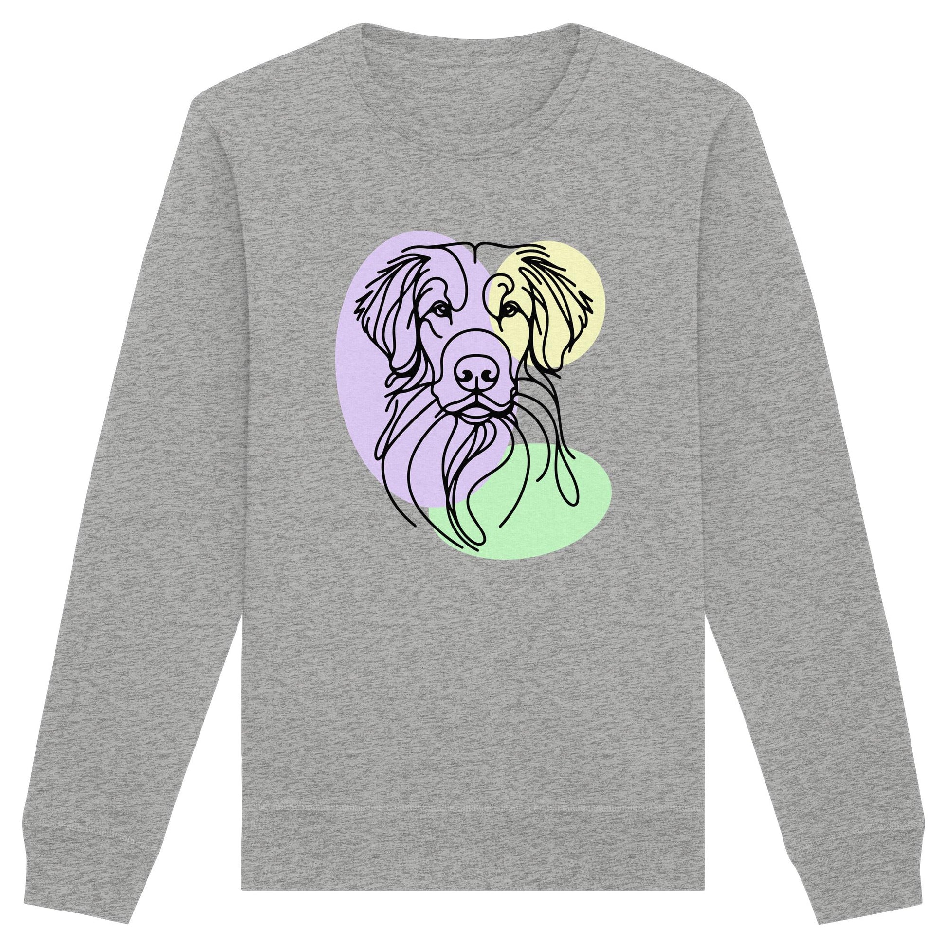 Line Art - Süßer Nova Scotia Duck Tolling Retriever - Organic Basic Unisex Sweatshirt
