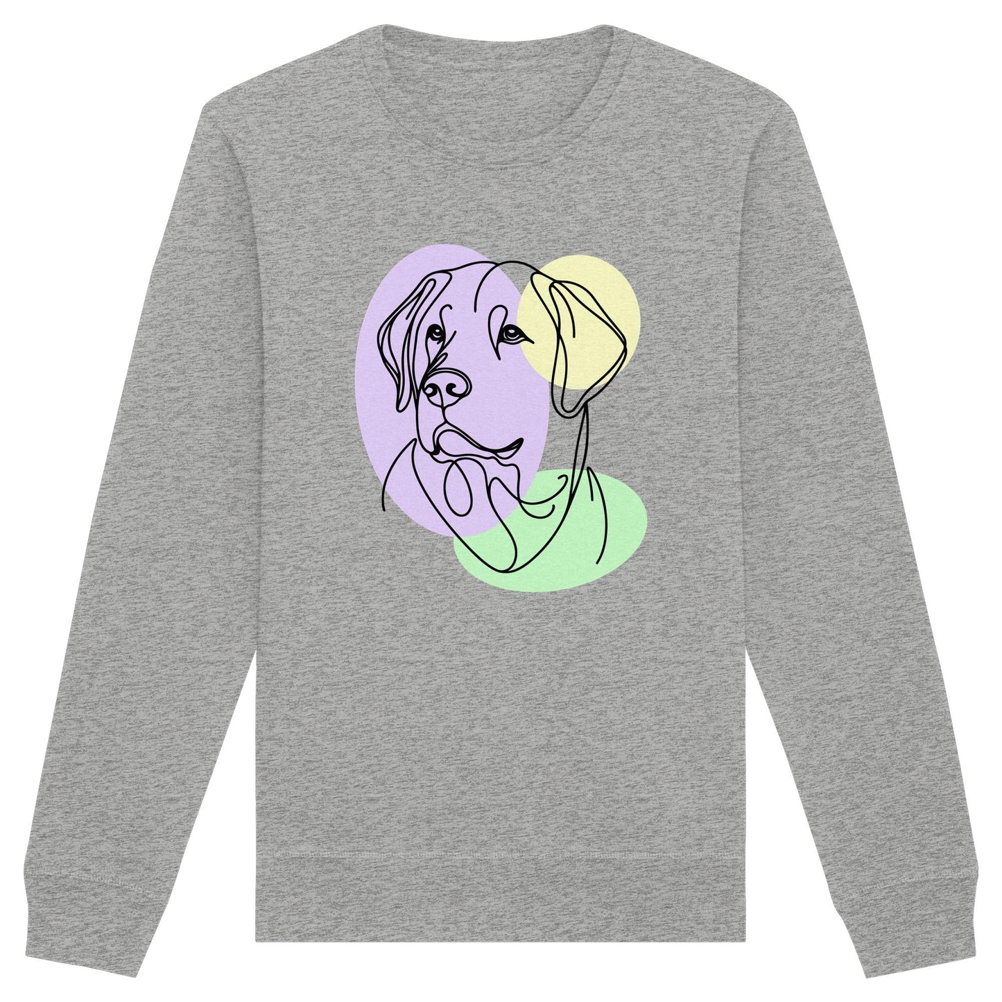 Line Art - Süßer Labrador - Organic Basic Unisex Sweatshirt
