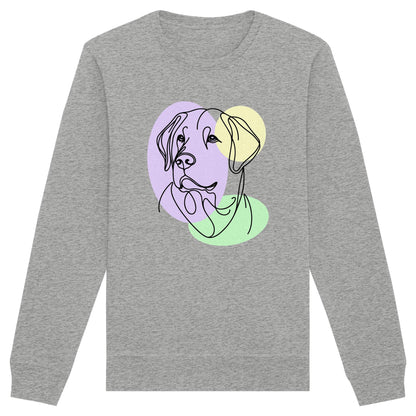 Line Art - Süßer Labrador - Organic Basic Unisex Sweatshirt