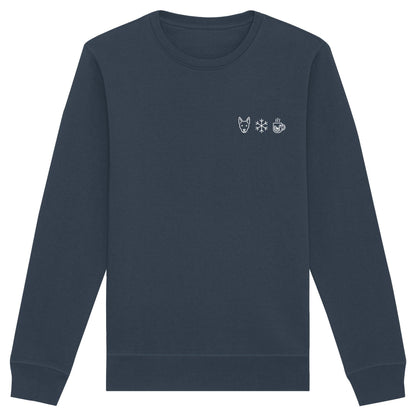Australian Kelpie - Schneeflocke Glühwein - Organic Basic Unisex Sweatshirt