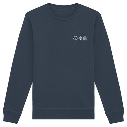Labrador - Schneeflocke Glühwein - Organic Basic Unisex Sweatshirt