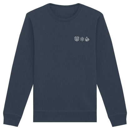 Australian Shepherd - Schneeflocke Glühwein - Organic Basic Unisex Sweatshirt