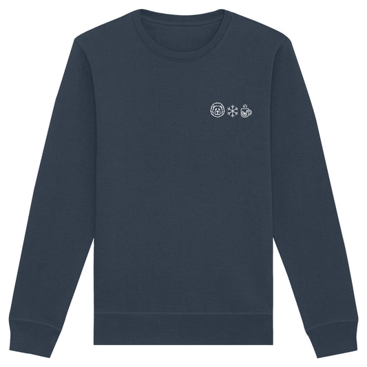Tibetdogge - Schneeflocke Glühwein - Organic Basic Unisex Sweatshirt