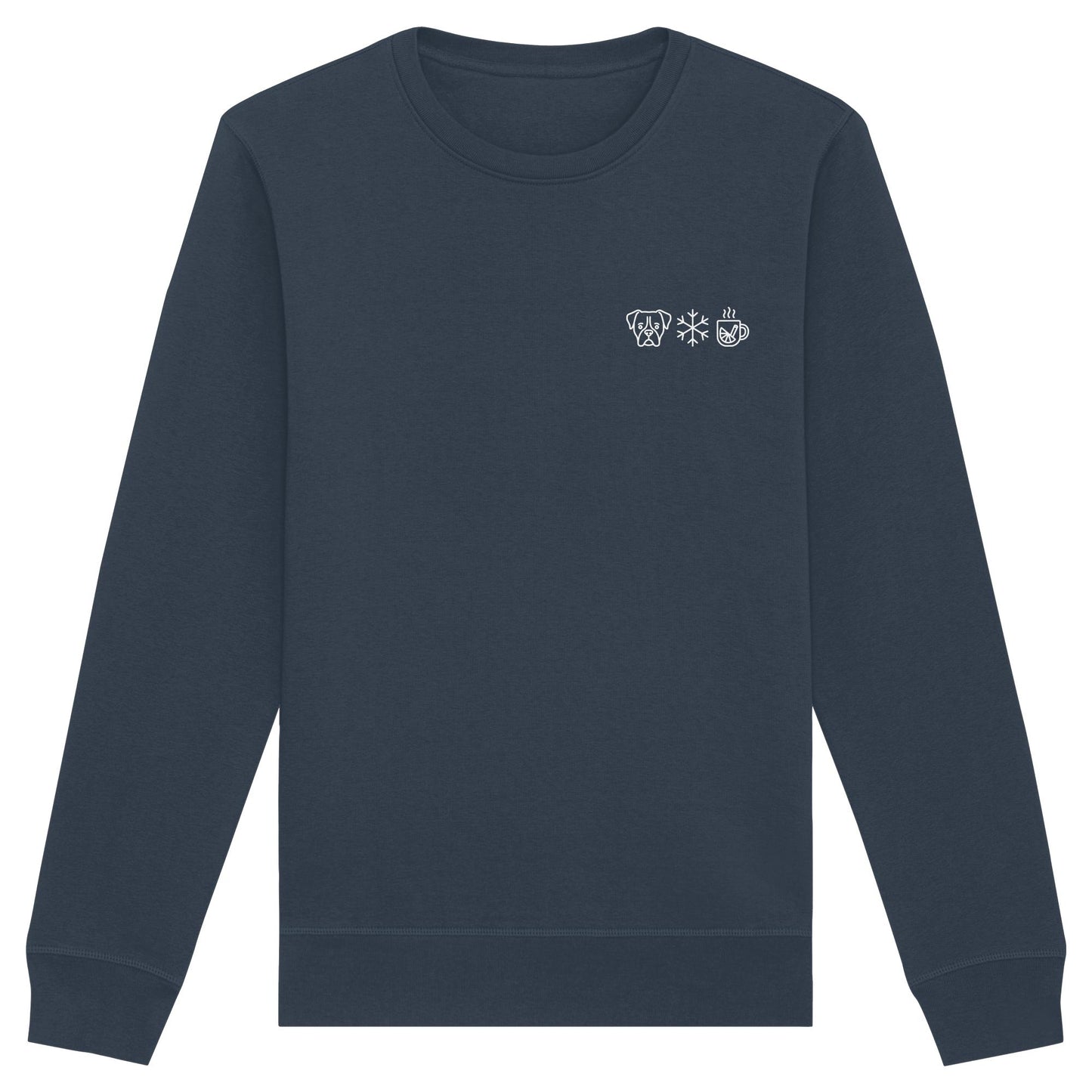 Boxer - Schneeflocke Glühwein - Organic Basic Unisex Sweatshirt