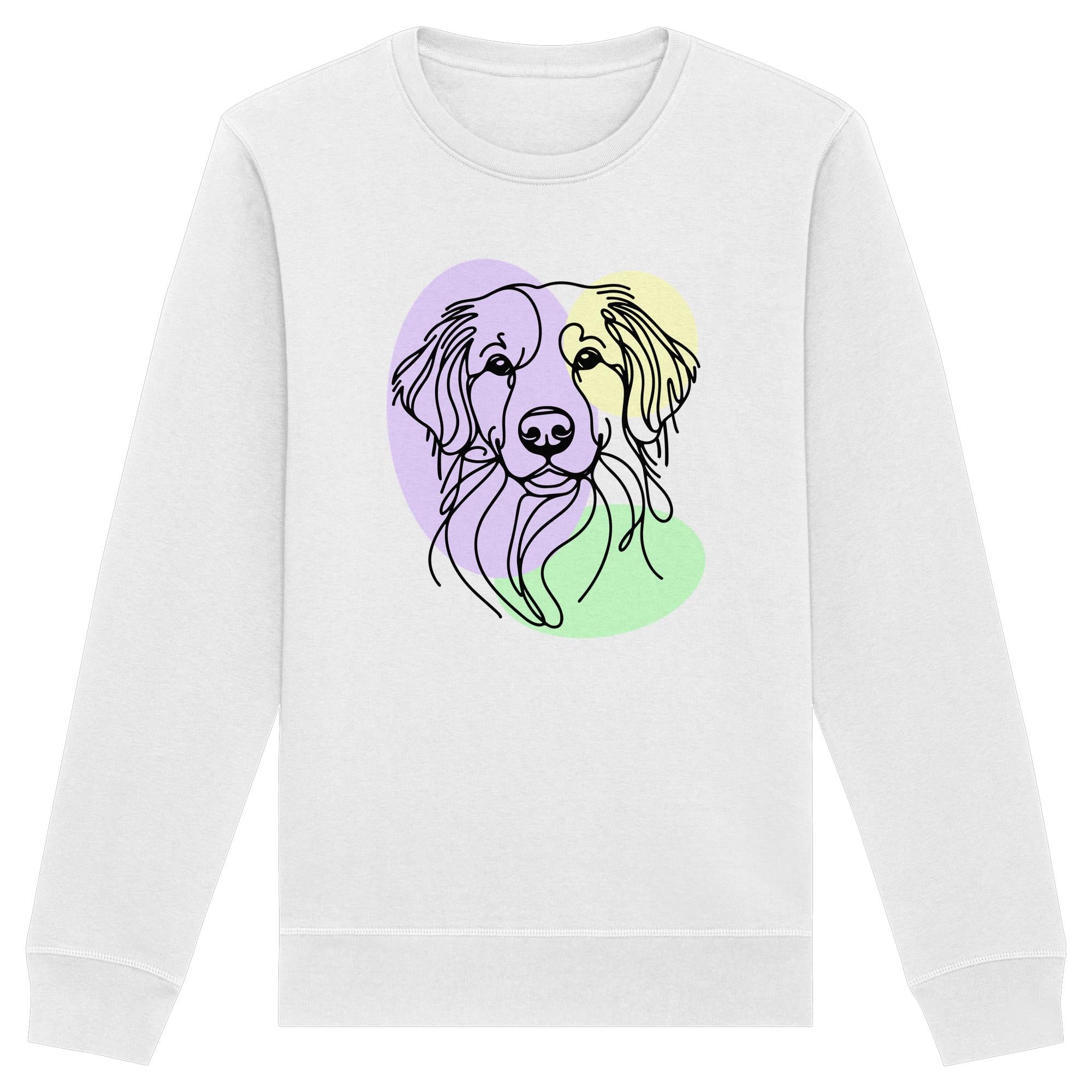 Line Art - Süßer Kooikerhondje - Organic Basic Unisex Sweatshirt