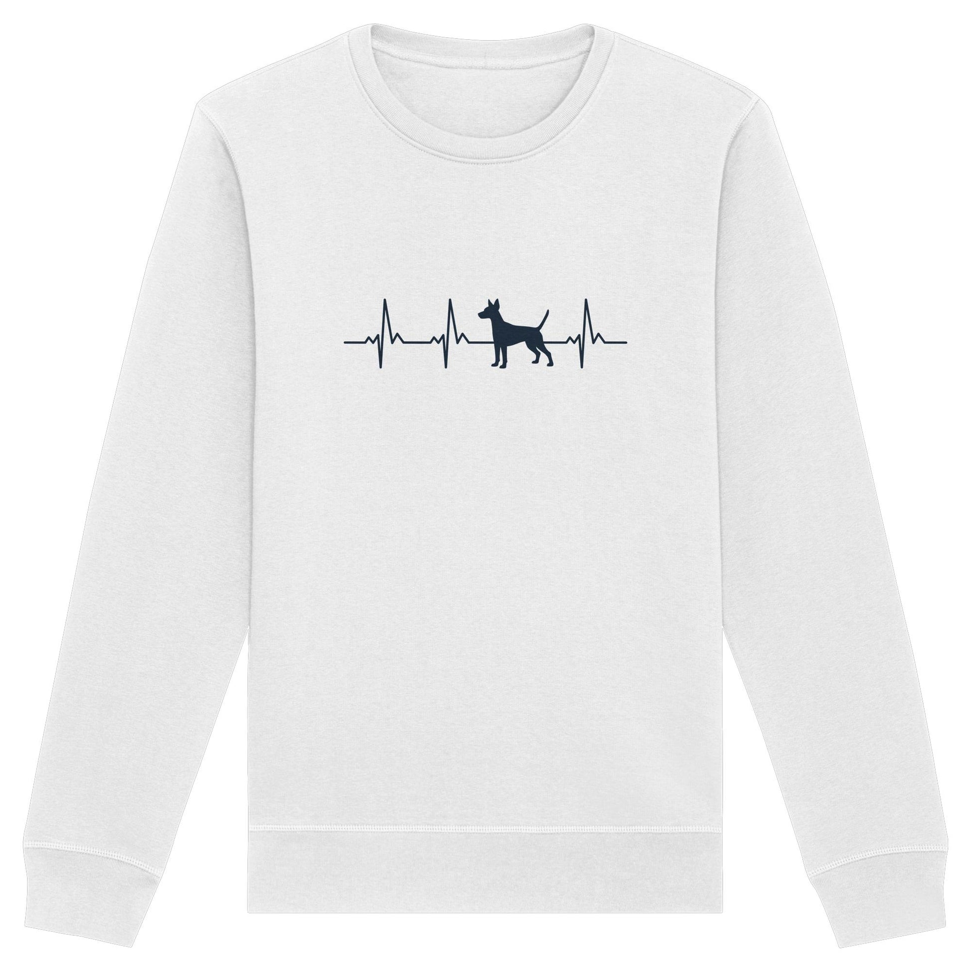 Herzschlag Zwergpinscher - Organic Basic Unisex Sweatshirt