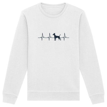 Herzschlag Zwergpinscher - Organic Basic Unisex Sweatshirt