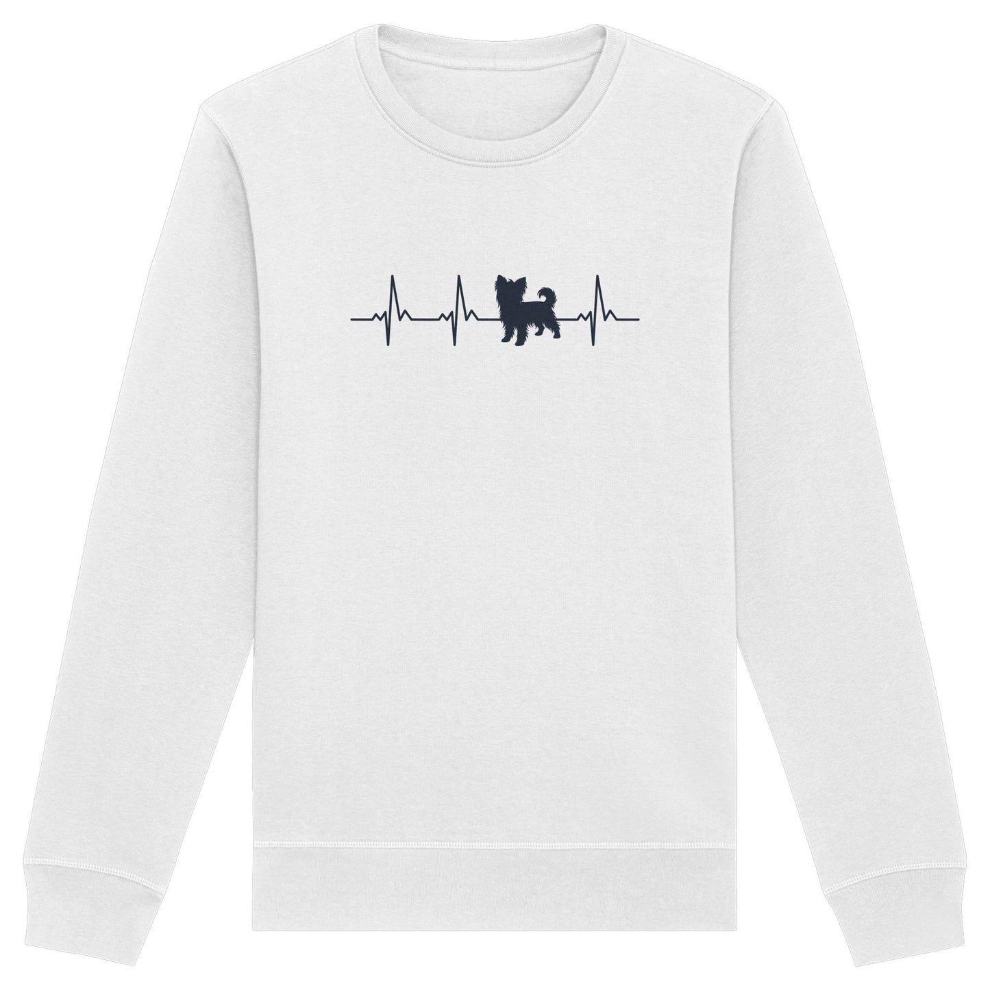 Herzschlag Yorkshire Terrier - Organic Basic Unisex Sweatshirt