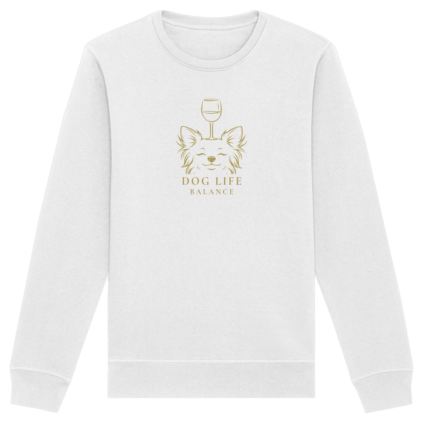 Dog Life Balance - Chihuahua (Langhaar) - Organic Basic Unisex Sweatshirt