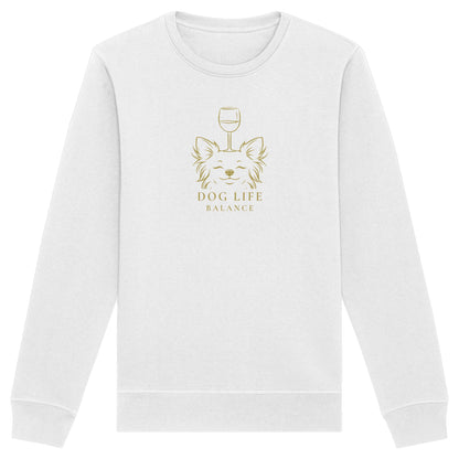 Dog Life Balance - Chihuahua (Langhaar) - Organic Basic Unisex Sweatshirt