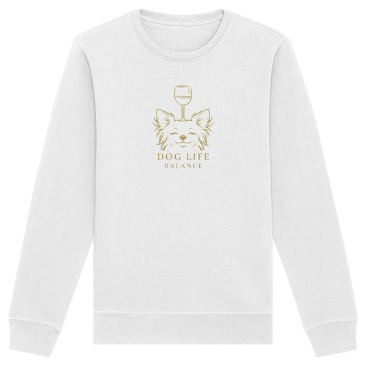 Dog Life Balance - Chihuahua (Langhaar) - Organic Basic Unisex Sweatshirt