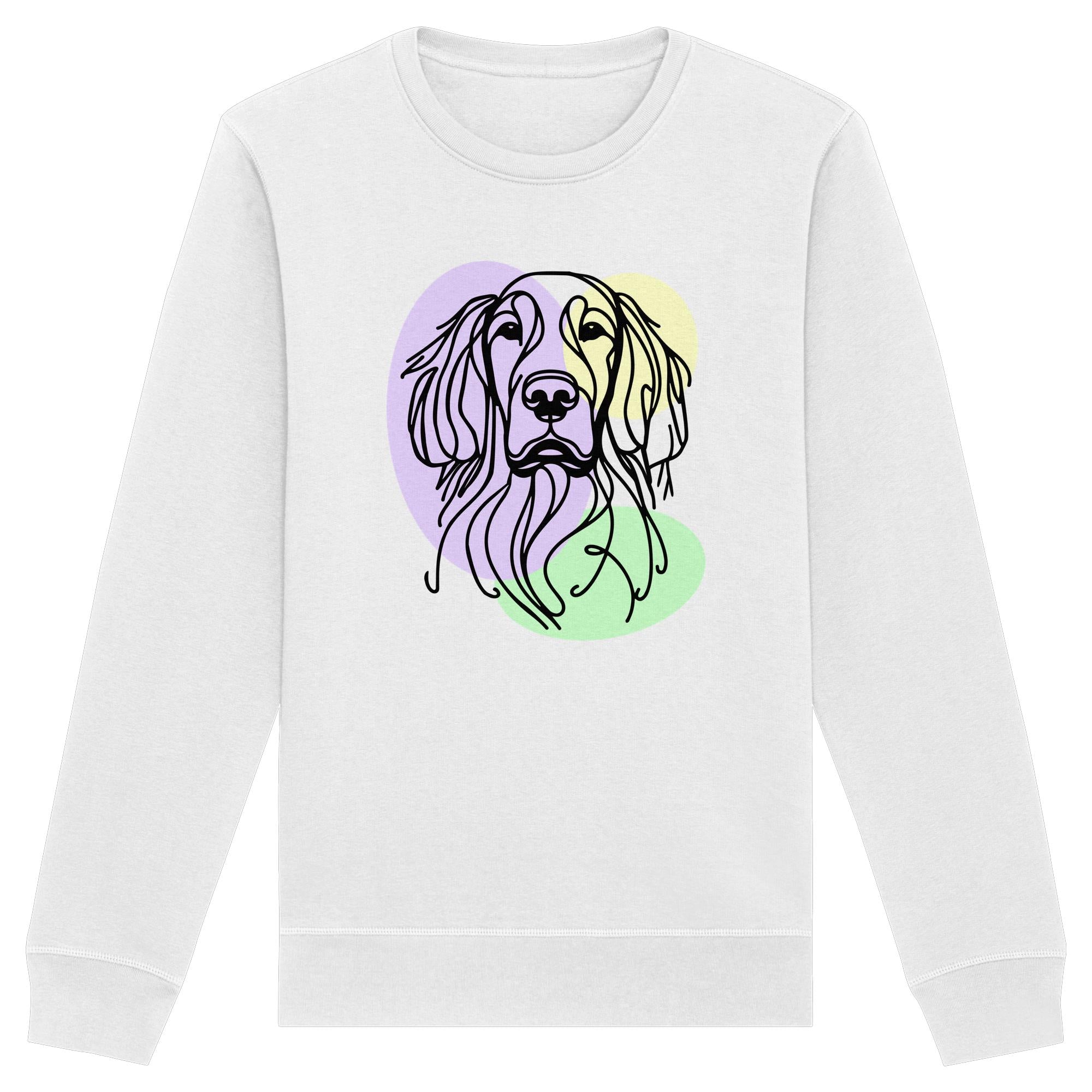 Line Art - Süßer Gordon Setter - Organic Basic Unisex Sweatshirt