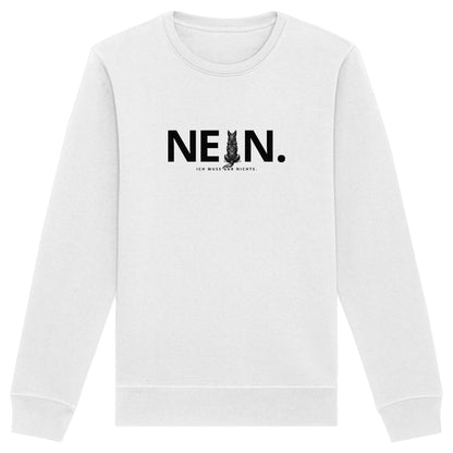 Nein. Ich muss gar nichts. - Australian Kelpie - Organic Basic Unisex Sweatshirt