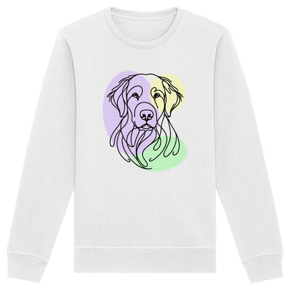 Line Art - Süßer Kuvasz - Organic Basic Unisex Sweatshirt