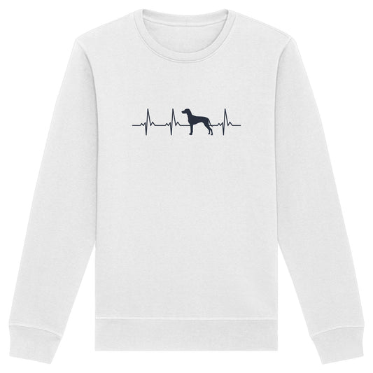 Herzschlag Weimaraner - Organic Basic Unisex Sweatshirt