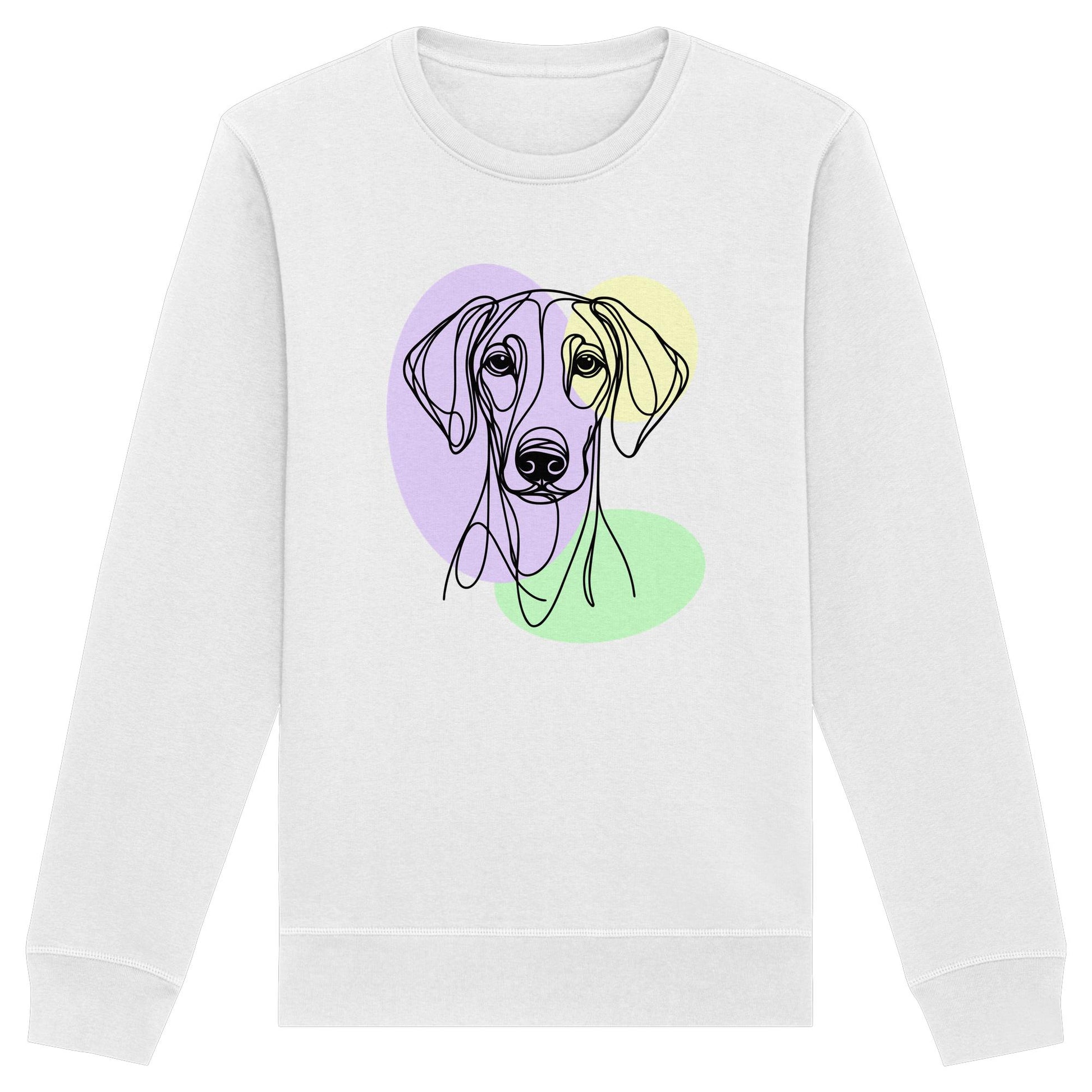 Line Art - Süßer Dobermann - Organic Basic Unisex Sweatshirt