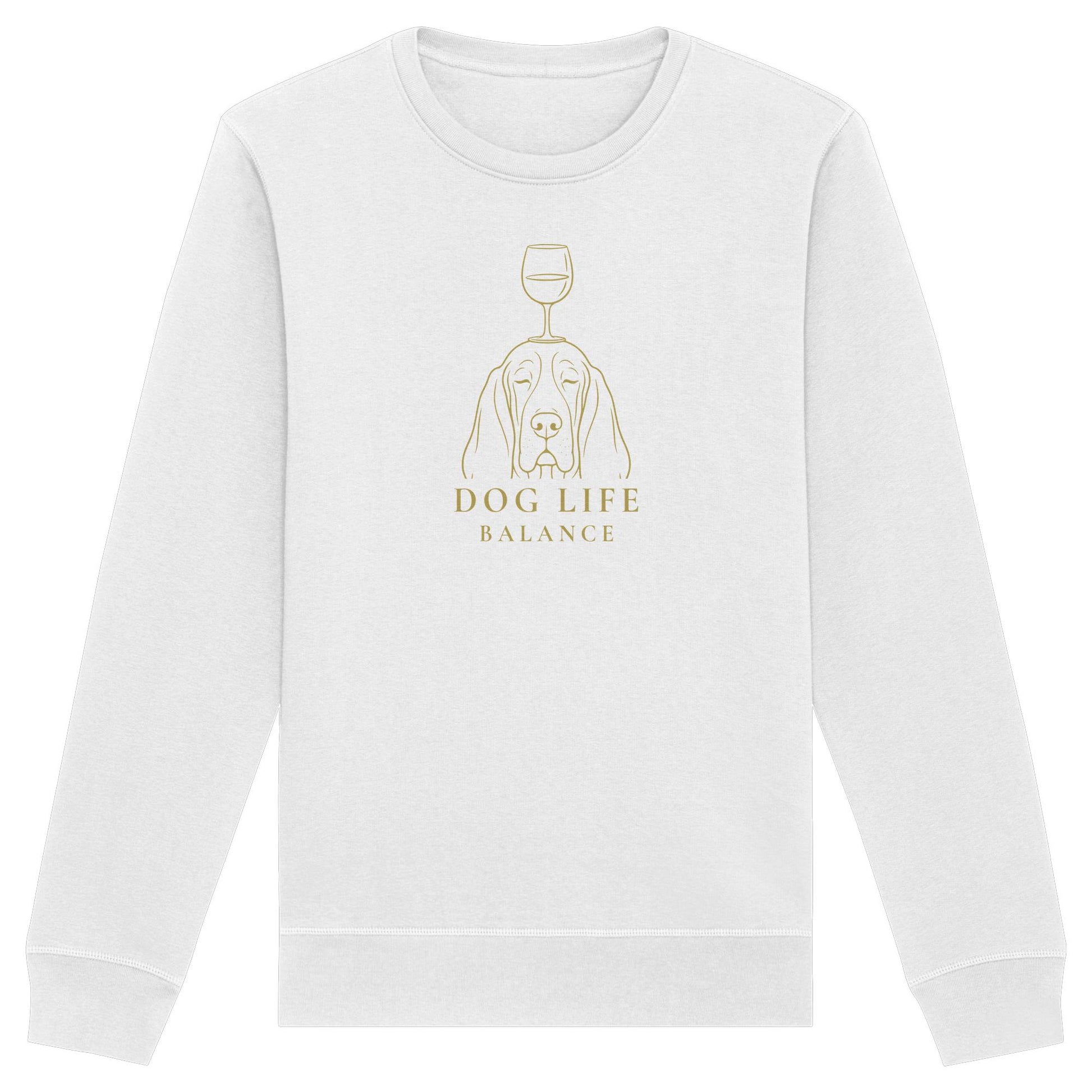 Dog Life Balance - Basset Hound - Organic Basic Unisex Sweatshirt