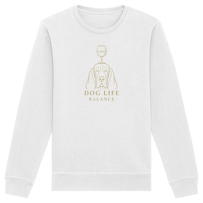 Dog Life Balance - Basset Hound - Organic Basic Unisex Sweatshirt