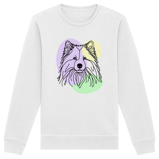 Line Art - Süßer Eurasier - Organic Basic Unisex Sweatshirt