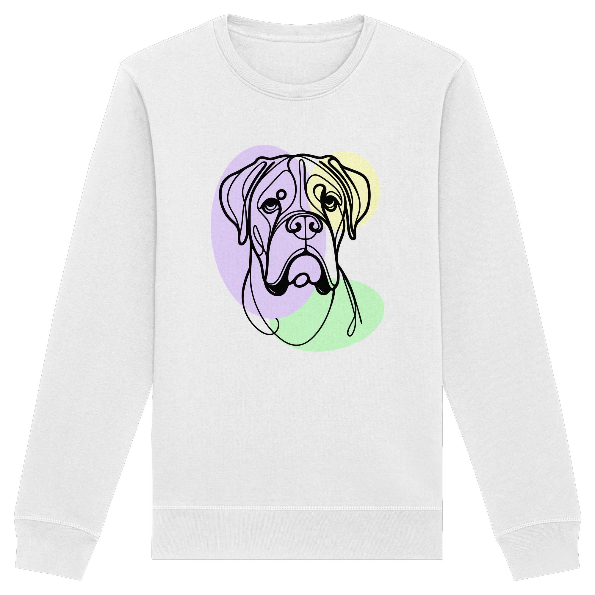 Line Art - Süßer Boxer - Organic Basic Unisex Sweatshirt