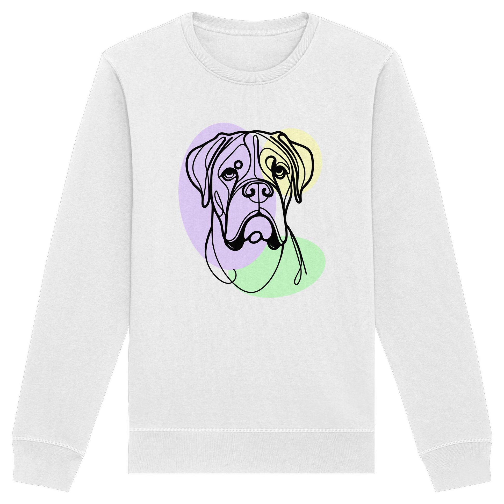 Line Art - Süßer Boxer - Organic Basic Unisex Sweatshirt