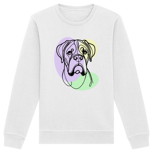 Line Art - Süßer Boxer - Organic Basic Unisex Sweatshirt