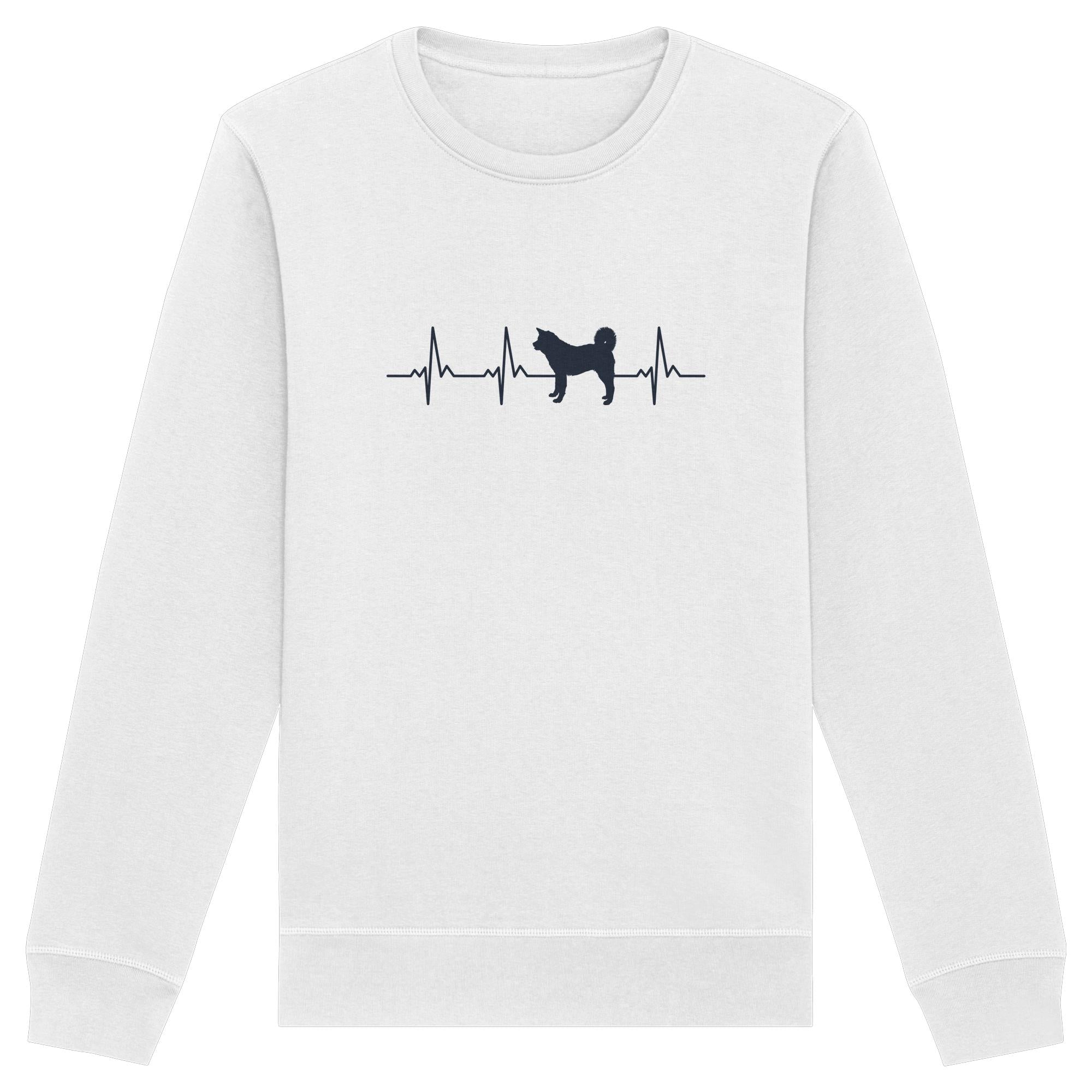 Herzschlag Akita - Organic Basic Unisex Sweatshirt