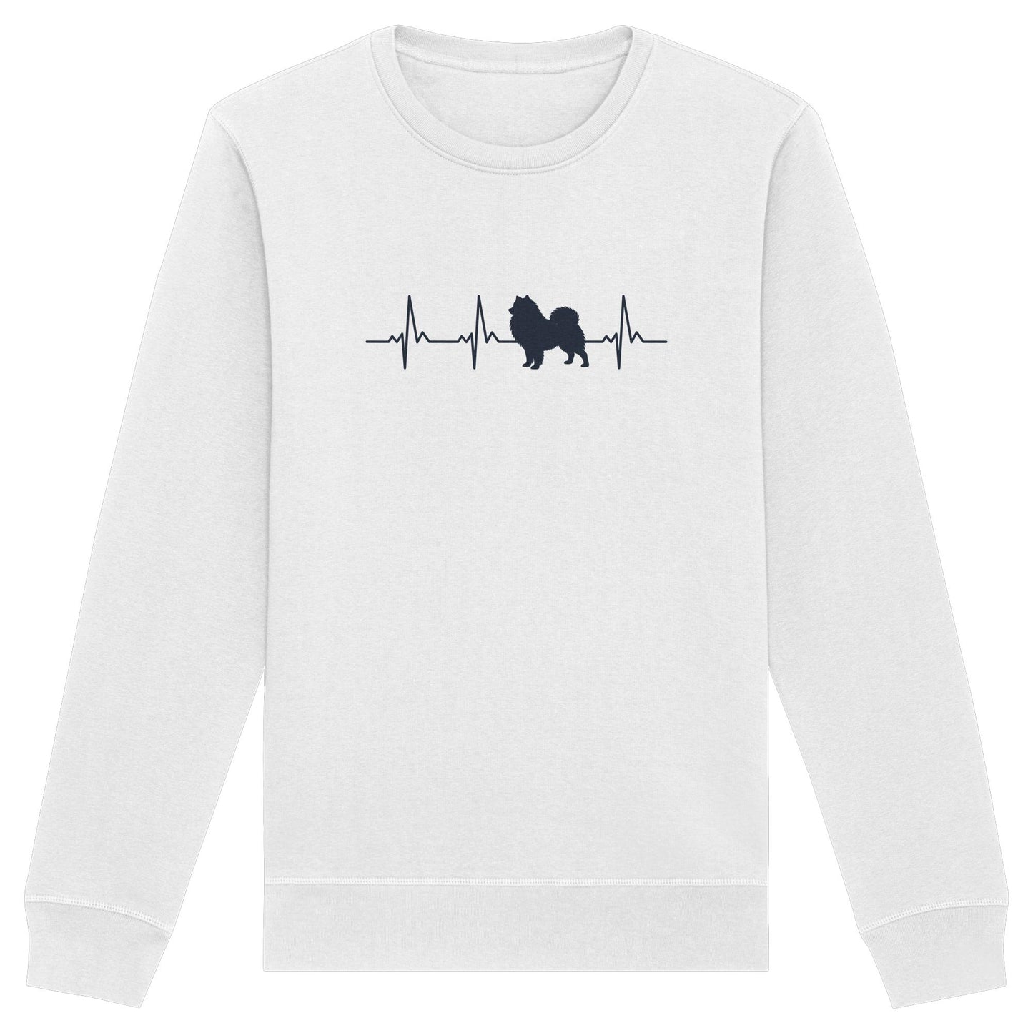 Herzschlag Wolfsspitz - Organic Basic Unisex Sweatshirt