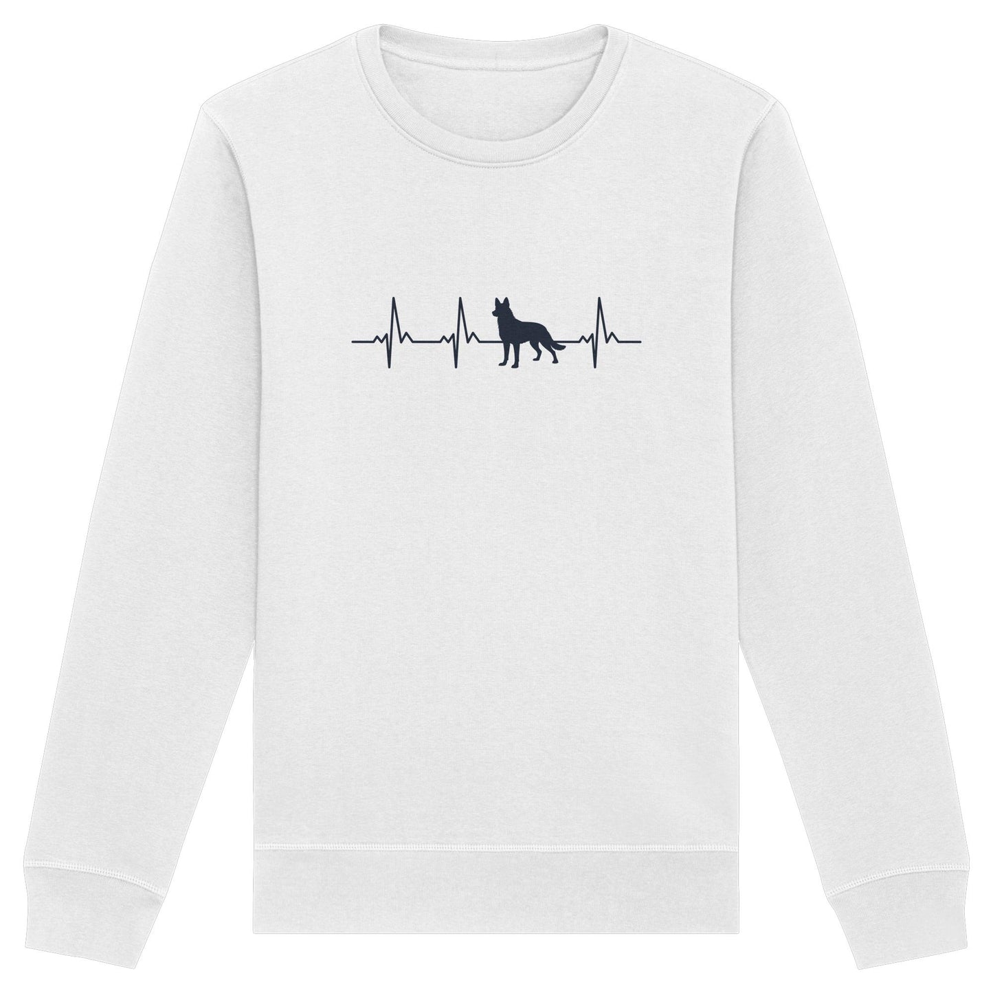 Herzschlag Wolfhund - Organic Basic Unisex Sweatshirt