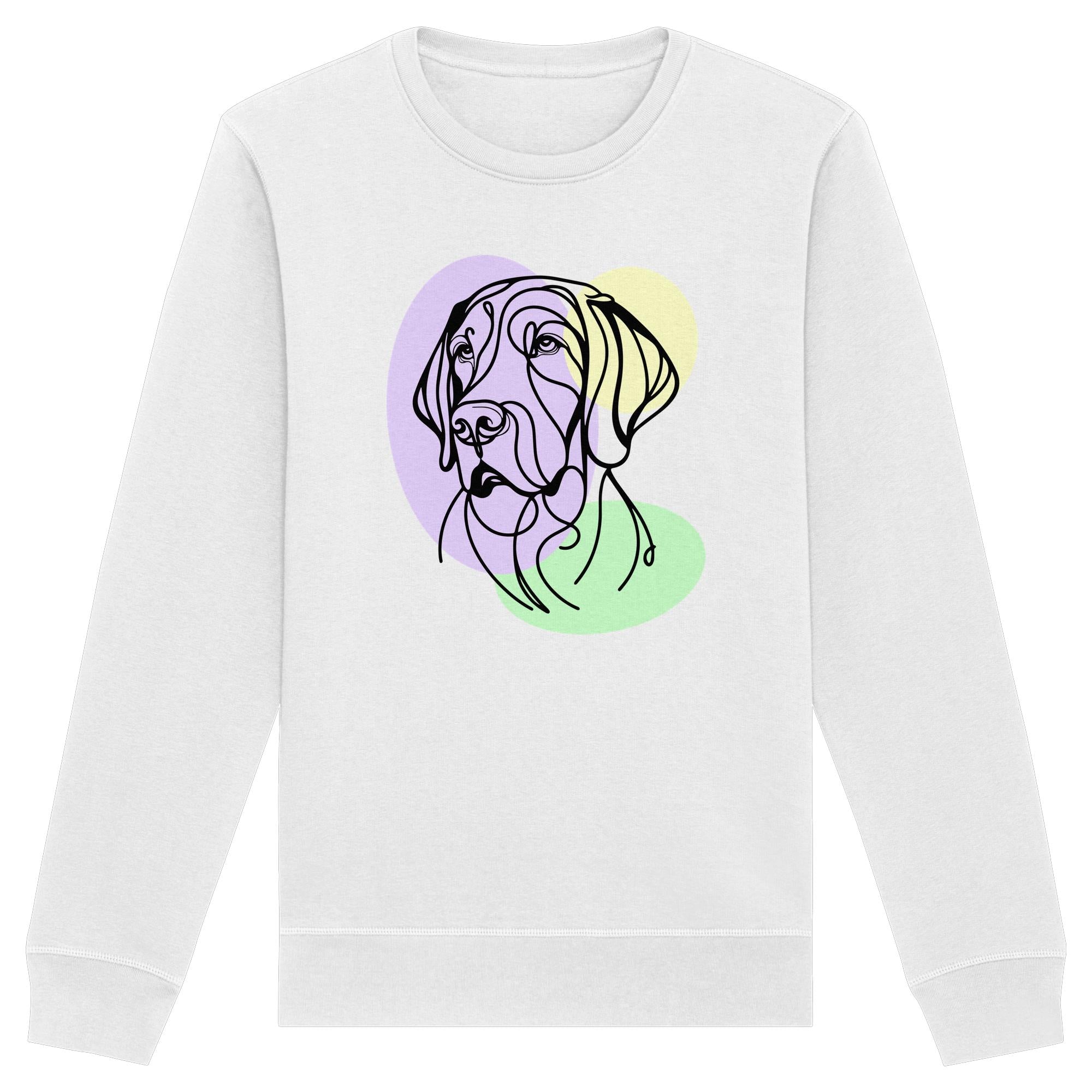Line Art - Süßer Deutsch Kurzhaar - Organic Basic Unisex Sweatshirt