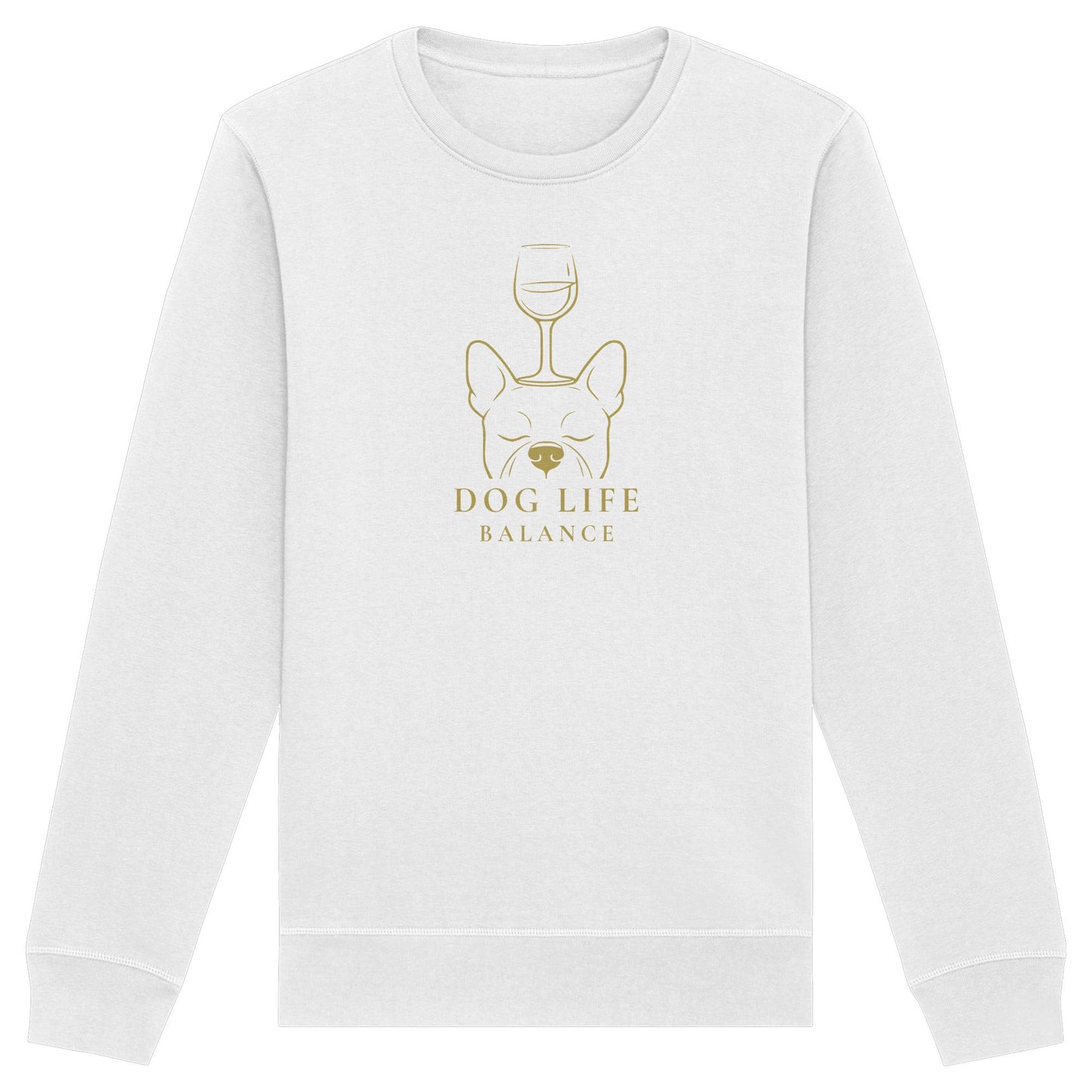 Dog Life Balance - Französische Bulldogge - Organic Basic Unisex Sweatshirt