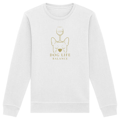Dog Life Balance - Französische Bulldogge - Organic Basic Unisex Sweatshirt