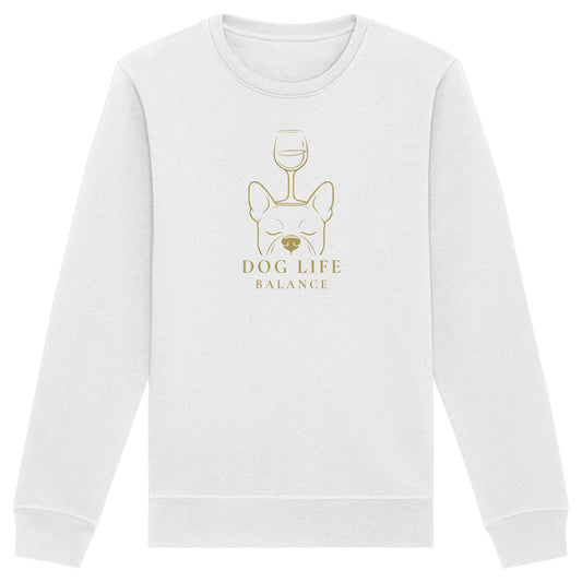 Dog Life Balance - Französische Bulldogge - Organic Basic Unisex Sweatshirt