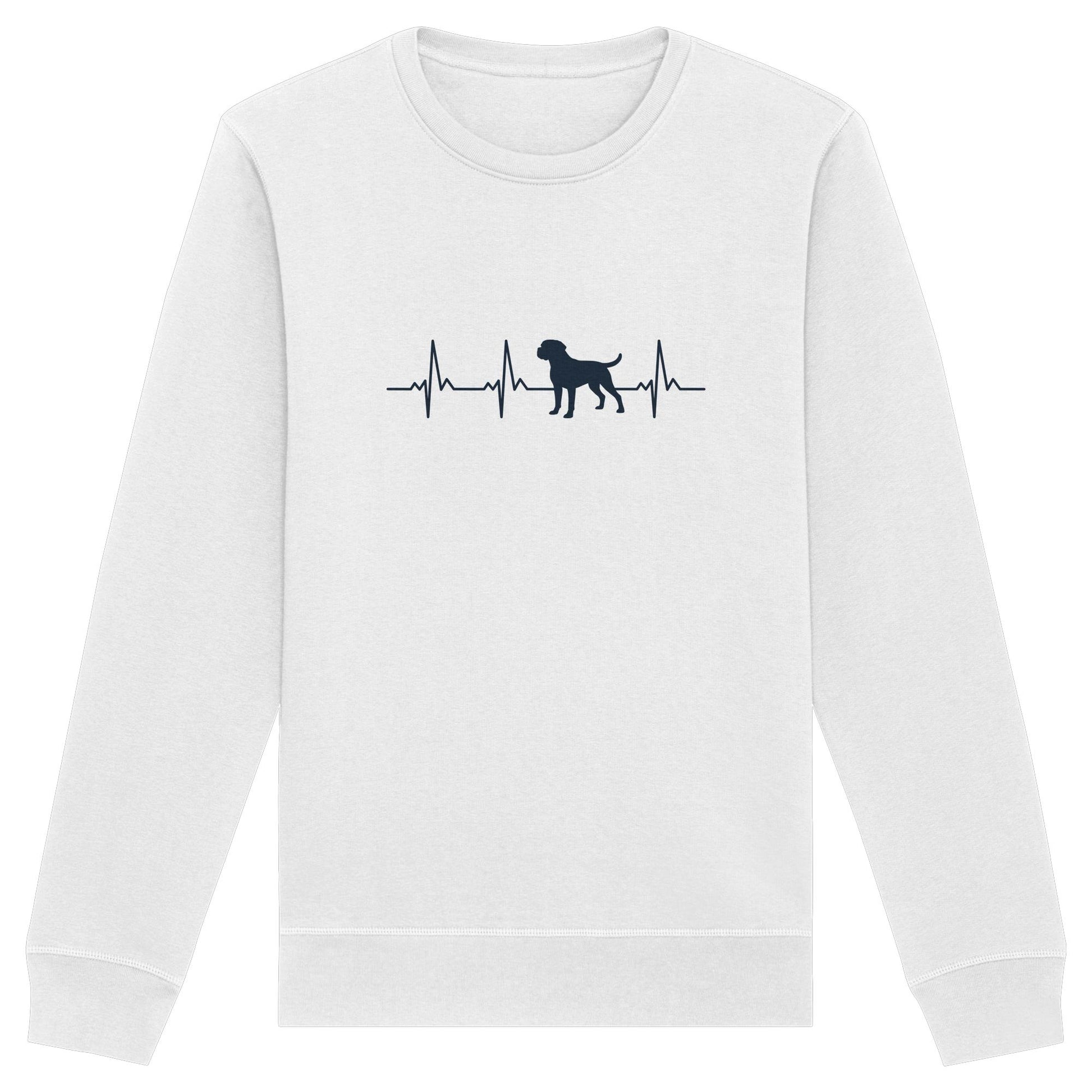 Herzschlag Bullmastiff - Organic Basic Unisex Sweatshirt