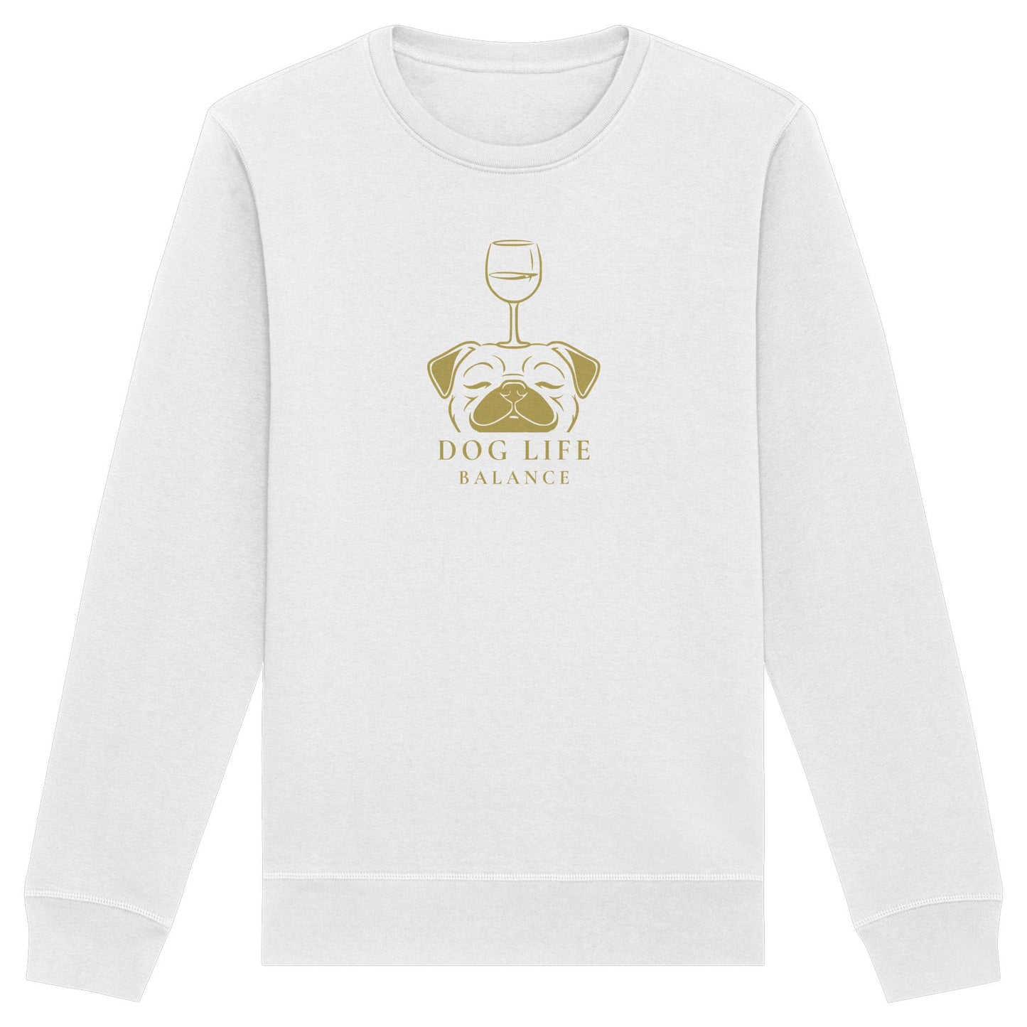 Dog Life Balance - Mops - Organic Basic Unisex Sweatshirt