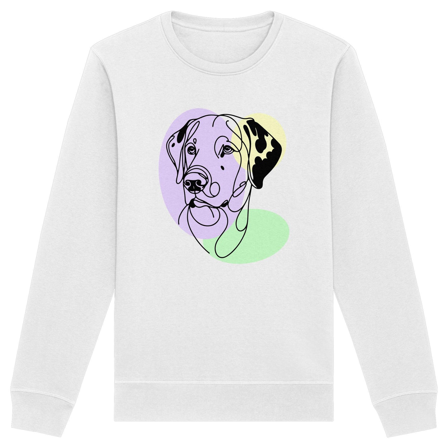 Line Art - Süßer Dalmatiner - Organic Basic Unisex Sweatshirt